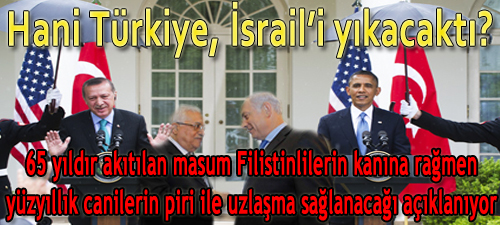 Hani Türkiye, İsrail’i yıkacaktı? turkiyeisrailiyikacakti
