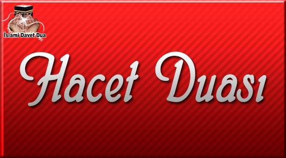 hacet duası