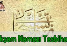 akşam namazı