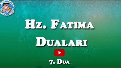 hz fatıma duaları