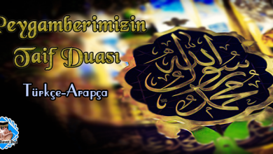 Peygamberimizin Taif Duası