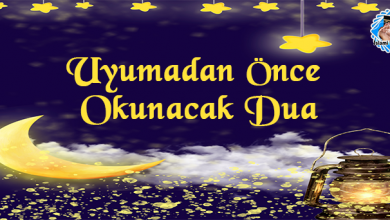 Uykudan önce okunacak dua