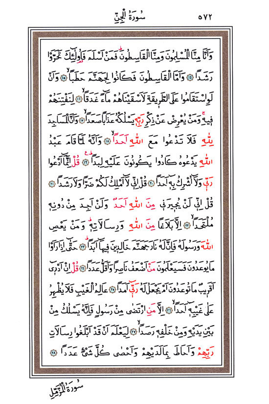 Hüsrev Hatlı Tevafuklu Kuran Arapça - Sayfa 572