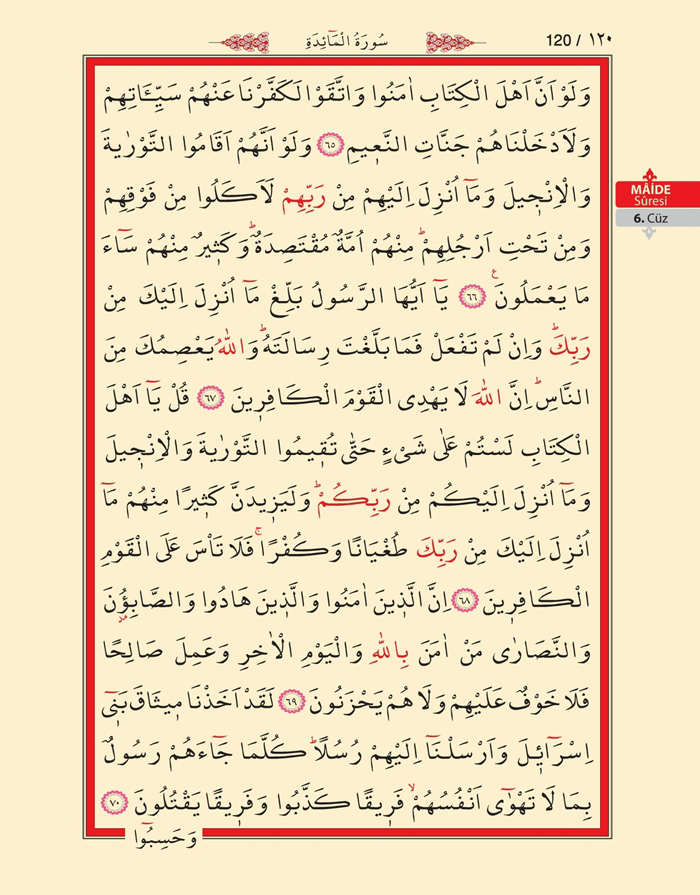 Bilgisayar Hatlı 1 Kuran Arapça - Sayfa 119