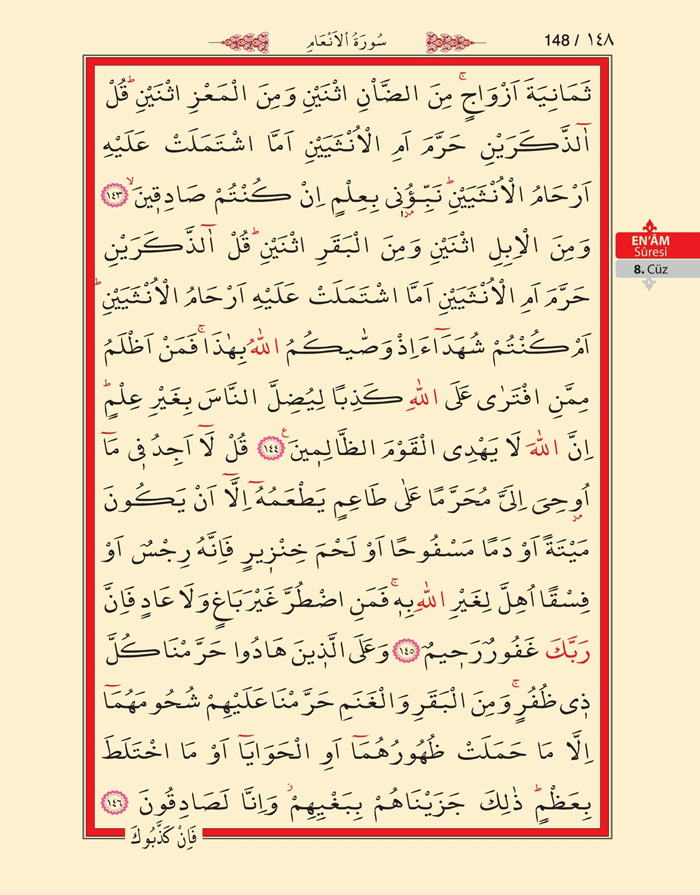 Bilgisayar Hatlı 1 Kuran Arapça - Sayfa 147