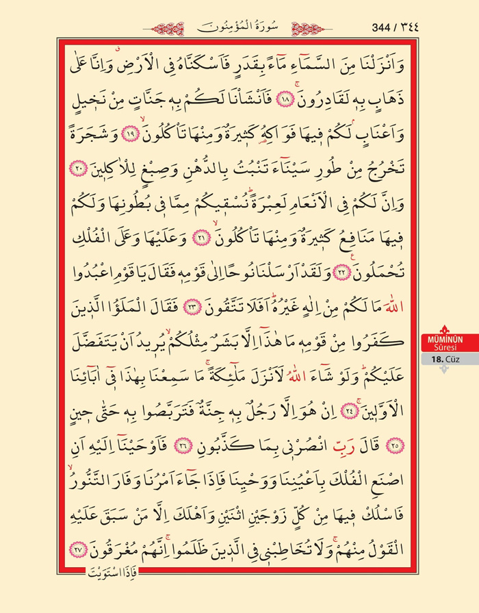Bilgisayar Hatlı 1 Kuran Arapça - Sayfa 343