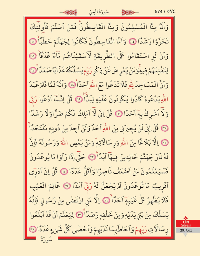 Bilgisayar Hatlı 1 Kuran Arapça - Sayfa 573