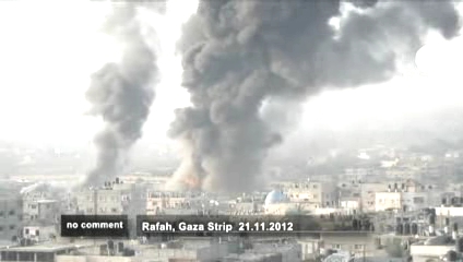 Gazze’nin Rafah bölgesine yoğun hava saldırıları yapıldı 44