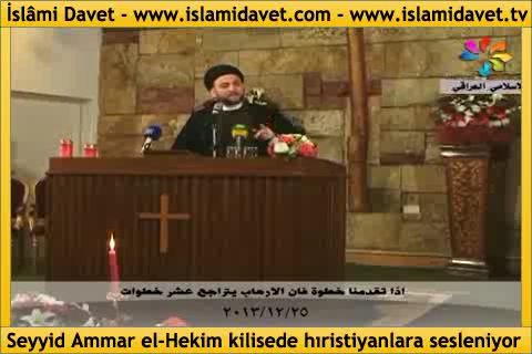 Seyyid Ammar el-Hekim kilisede hıristiyanlara sesleniyor 12