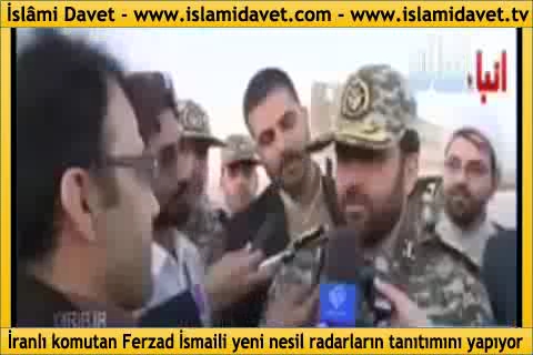 İranlı komutan Ferzad İsmaili yeni nesil radarların tanıtımını yapıyor 1