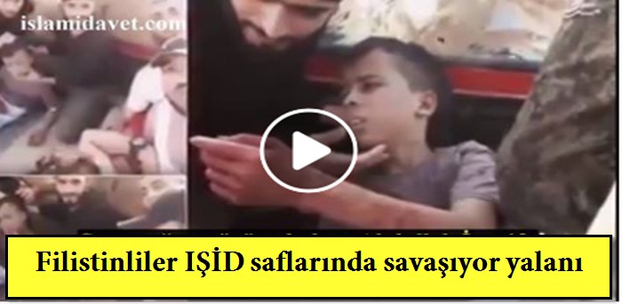 Filistinliler IŞİD saflarında savaşıyor yalanı 44