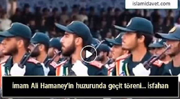 İmam Ali Hamaney'in huzurunda geçit töreni... İsfahan 1