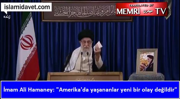 İmam Ali Hamaney: "Amerika'da yaşananlar yeni bir olay değildir" 1