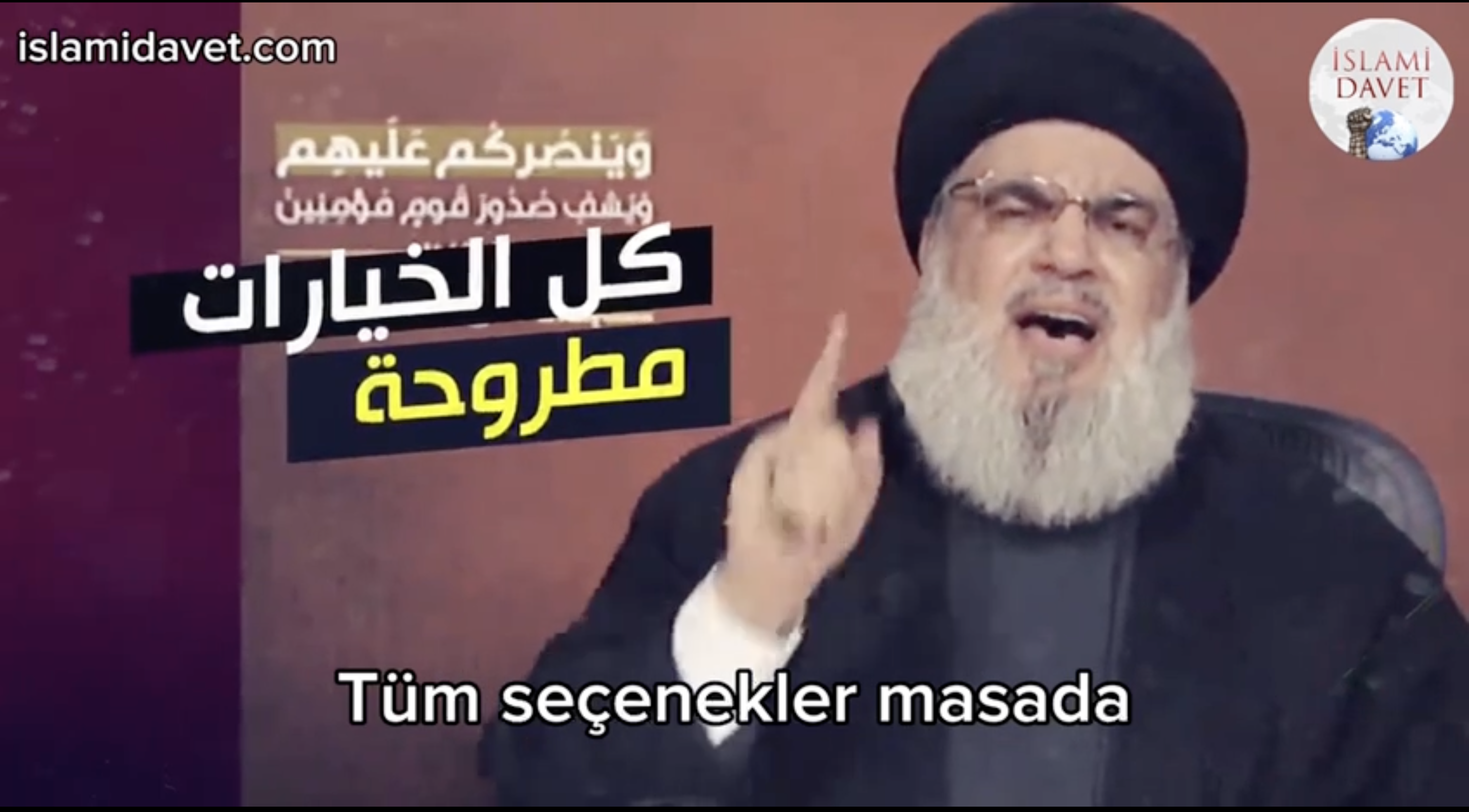 Seyyid Hasan Nasrullah: Siyonistleri ve ABD'yi uyardı. Tüm ihtimaller için hazırız. Tüm seçenekler masada! 8