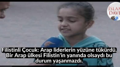 Filistinli Çocuk: Arap liderlerin yüzüne tükürdü. Bir Arap ülkesi Filistin'in yanında olsaydı bu durum yaşanmazdı. 21