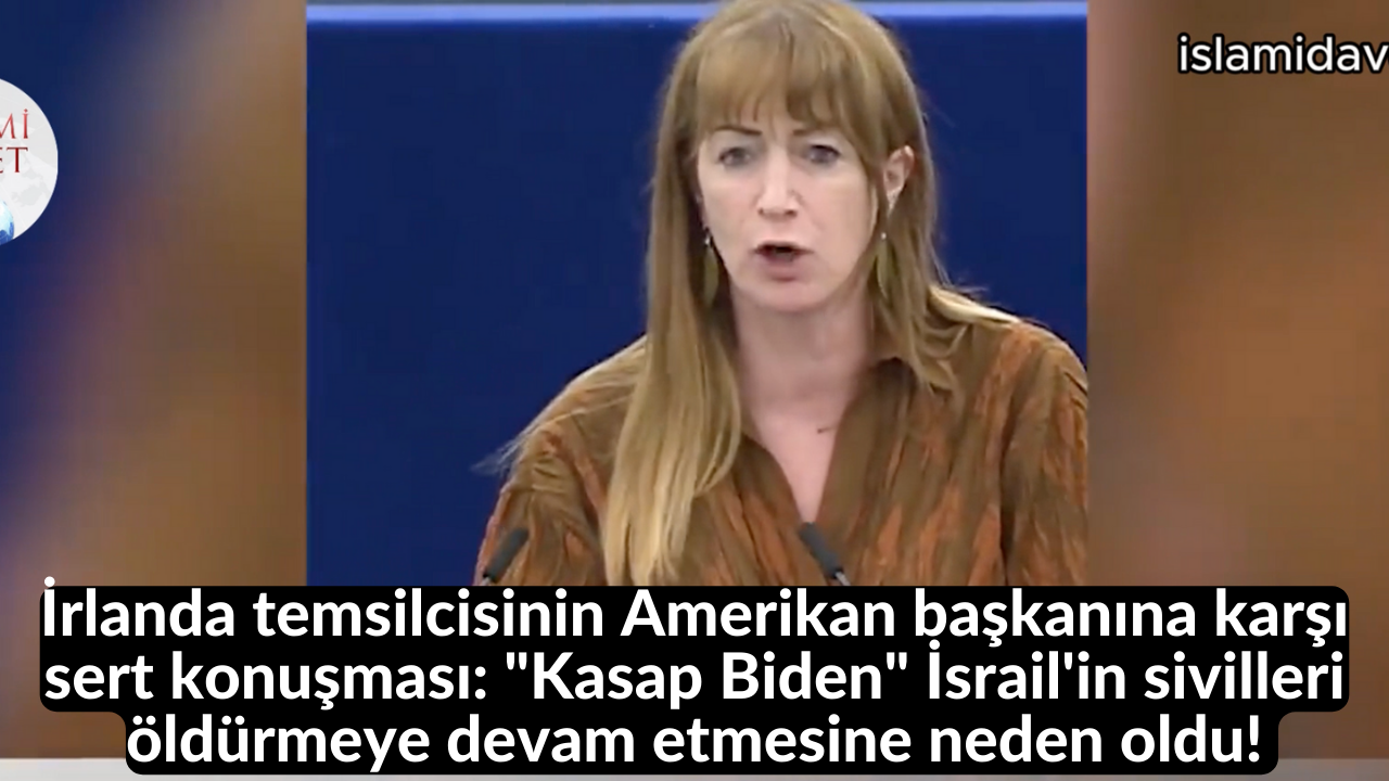 İrlanda temsilcisinin Amerikan başkanına karşı sert konuşması: "Kasap Biden" İsrail'in sivilleri öldürmeye devam etmesine neden oldu! 19