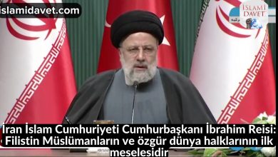 İran İslam Cumhuriyeti Cumhurbaşkanı İbrahim Reisi: Filistin Müslümanların ve özgür dünya halklarının ilk meselesidir 37