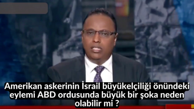 Amerikan askerinin İsrail büyükelçiliği önündeki eylemi ABD ordusunda büyük bir şoka neden olabilir mi ? 28