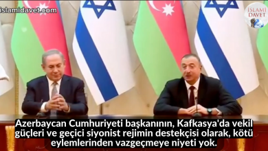 Azerbaycan Cumhuriyeti başkanının, Kafkasya'da vekil güçleri ve geçici siyonist rejimin destekçisi olarak, kötü eylemlerinden vazgeçmeye niyeti yok. 43