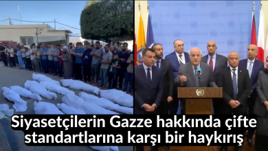 Siyasetçilerin Gazze hakkında çifte standartlarına karşı bir haykırış 31
