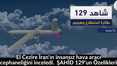El Cezire İran'ın insansız hava aracı cephaneliğini inceledi. ŞAHİD 129'un Özelikleri 52