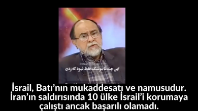 İsrail, Batı’nın mukaddesatı ve namusudur. İran’ın saldırısında 10 ülke İsrail’i korumaya çalıştı ancak başarılı olamadı. 50