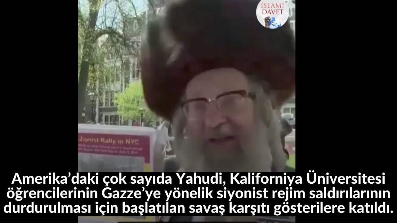 Amerika’daki çok sayıda Yahudi, Kaliforniya Üniversitesi öğrencilerinin Gazze’ye yönelik siyonist rejim saldırılarının durdurulması için başlatılan savaş karşıtı gösterilere katıldı. 33