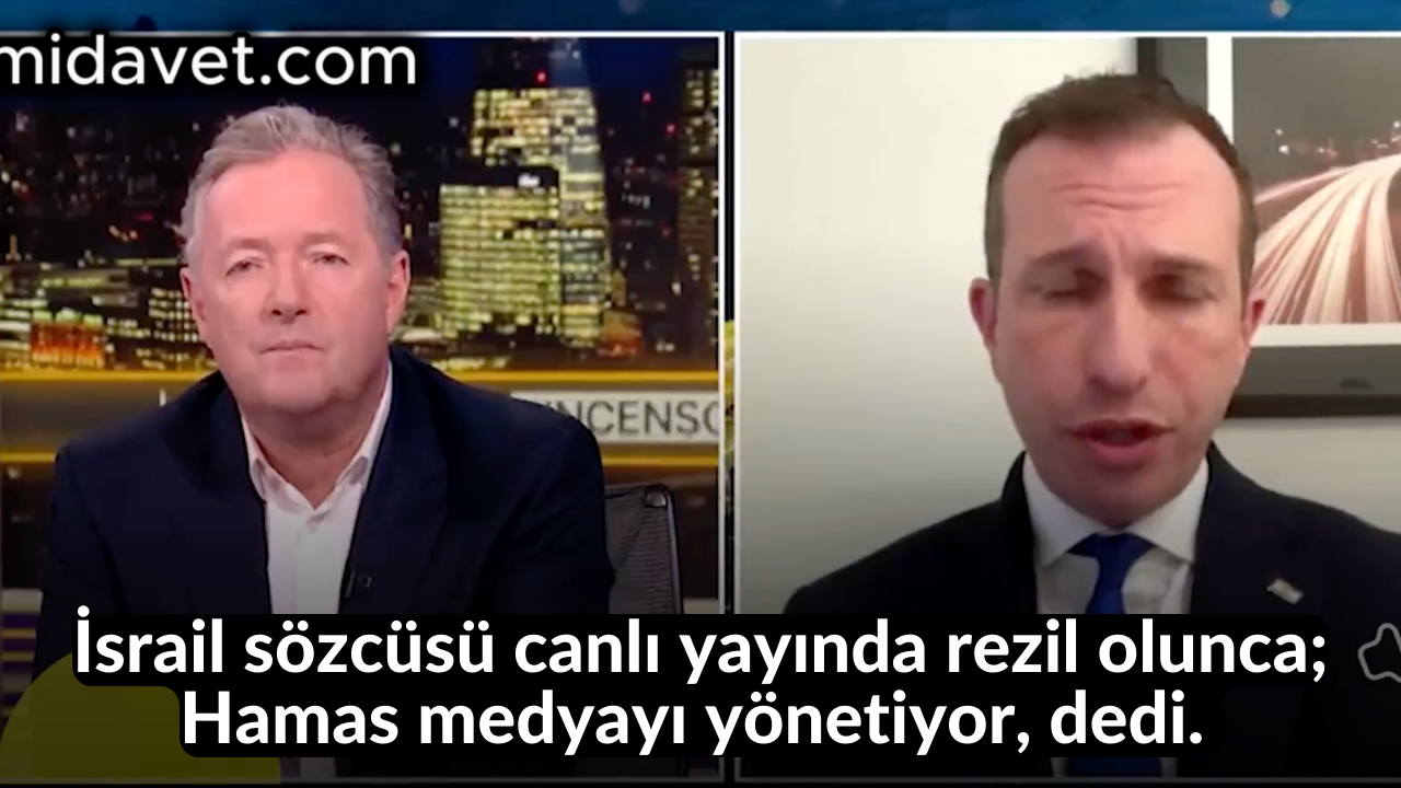 İsrail sözcüsü canlı yayında rezil olunca; Hamas medyayı yönetiyor, dedi. 44