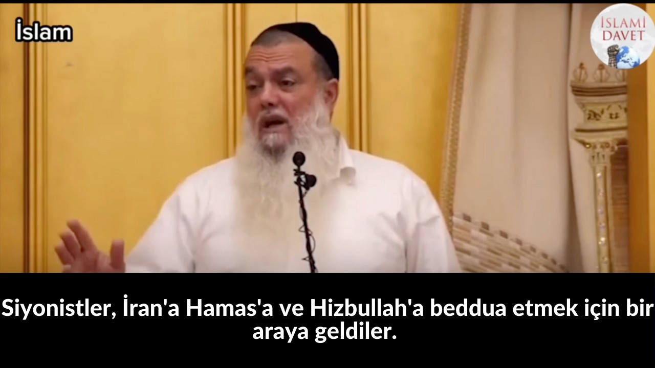 Siyonistler, İran'a Hamas'a ve Hizbullah'a beddua etmek için bir araya geldiler. 48