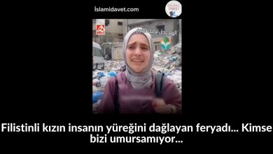 Filistinli kızın insanın yüreğini dağlayan feryadı... Kimse bizi umursamıyor... 11