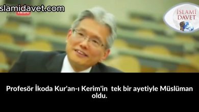 Profesör İkoda Kur'an-ı Kerim'in tek bir ayetiyle Müslüman oldu. 11
