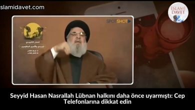 Seyyid Hasan Nasrallah Lübnan halkını daha önce uyarmıştı: Cep Telefonlarına dikkat edin 44