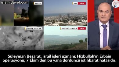 Süleyman Beşarat, israil işleri uzmanı: Hizbullah'ın Erbain operasyonu; 7 Ekim'den bu yana dördüncü istihbarat hatasıdır. 11