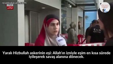 Yaralı Hizbullah askerinin eşi: Allah'ın izniyle eşim en kısa sürede iyileşerek savaş alanına dönecek. 52