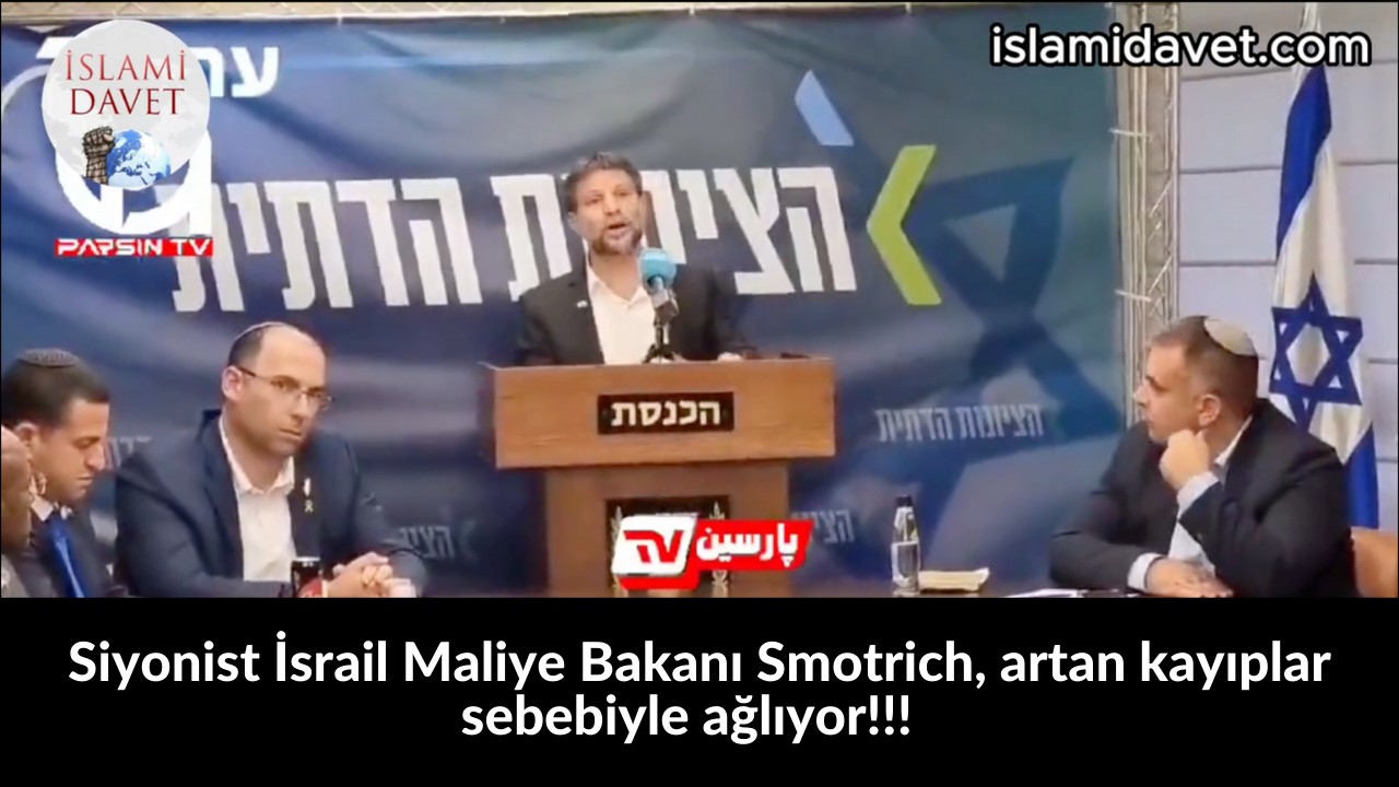 Siyonist İsrail Maliye Bakanı Smotrich, artan kayıplar sebebiyle ağlıyor!!! 47