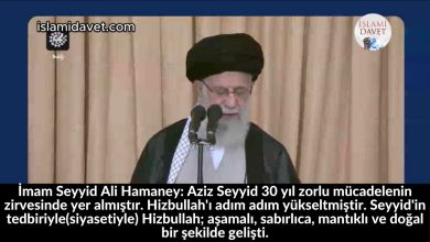 İmam Seyyid Ali Hamaney: Aziz Seyyid 30 yıl zorlu mücadelenin zirvesinde yer almıştır. Hizbullah'ı adım adım yükseltmiştir. Seyyid'in tedbiriyle(siyasetiyle) Hizbullah; aşamalı, sabırlıca, mantıklı ve doğal bir şekilde gelişti. 46