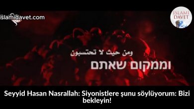Seyyid Hasan Nasrallah: Siyonistlere şunu söylüyorum: Bizi bekleyin! 47