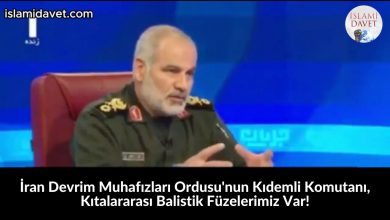 İran Devrim Muhafızları Ordusu'nun Kıdemli Komutanı, Kıtalararası Balistik Füzelerimiz Var! 17