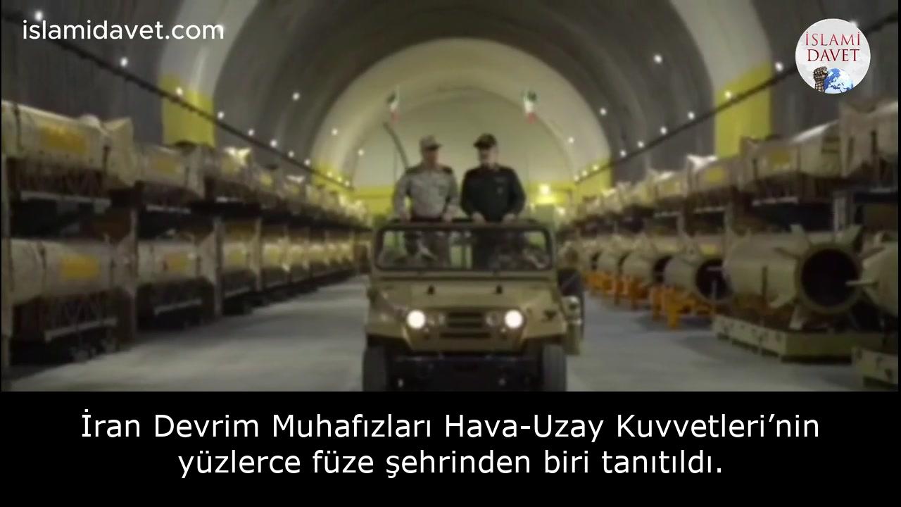 İran Devrim Muhafızları Hava-Uzay Kuvvetleri’nin yüzlerce füze şehrinden biri tanıtıldı. 36
