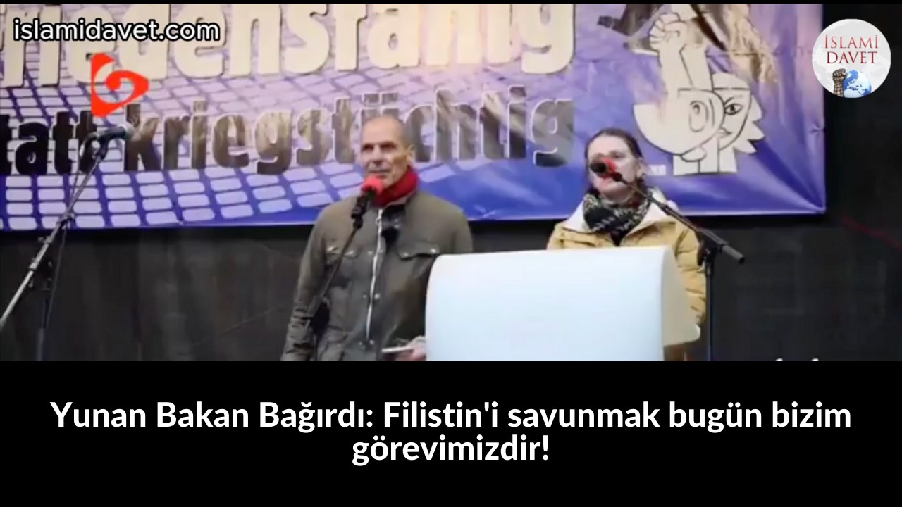 Yunan Bakan Bağırdı: Filistin'i savunmak bugün bizim görevimizdir! 41