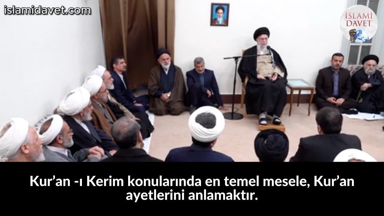 Kur’an -ı Kerim konularında en temel mesele, Kur’an ayetlerini anlamaktır. 36