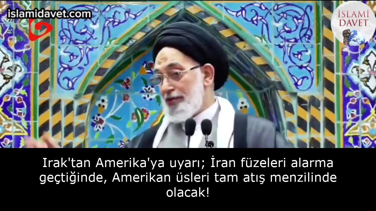 Irak'tan Amerika'ya uyarı; İran füzeleri alarma geçtiğinde, Amerikan üsleri tam atış menzilinde olacak! 8