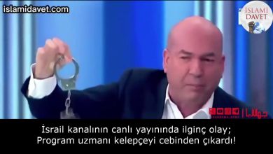 İsrail kanalının canlı yayınında ilginç olay; Program uzmanı kelepçeyi cebinden çıkardı! 3