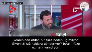 Yemen'den atılan bir füze neden üç milyon Siyonisti sığınaklara gönderiyor? İsrailli füze uzmanı yanıtlıyor: 11