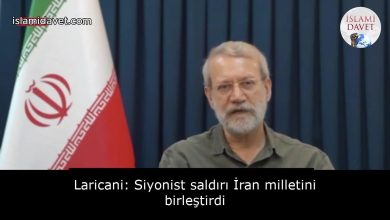 Laricani: Siyonist saldırı İran milletini birleştirdi 7