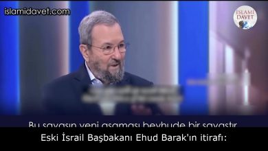 Eski İsrail Başbakanı Ehud Barak'ın itirafı: 26