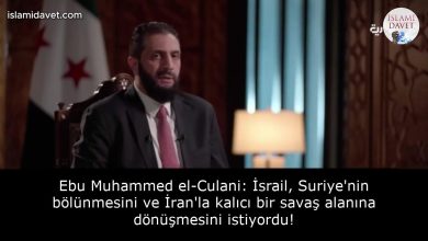 Ebu Muhammed el-Culani: İsrail, Suriye'nin bölünmesini ve İran'la kalıcı bir savaş alanına dönüşmesini istiyordu! 28