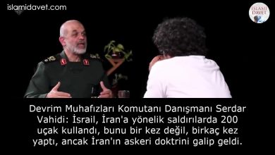 Devrim Muhafızları Komutanı Danışmanı Serdar Vahidi: İsrail, İran'a yönelik saldırılarda 200 uçak kullandı, bunu bir kez değil, birkaç kez yaptı, ancak İran'ın askeri doktrini galip geldi. 60