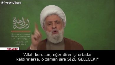 "Allah korusun, eğer direnişi ortadan kaldırırlarsa, o zaman sıra SİZE GELECEK!" 51