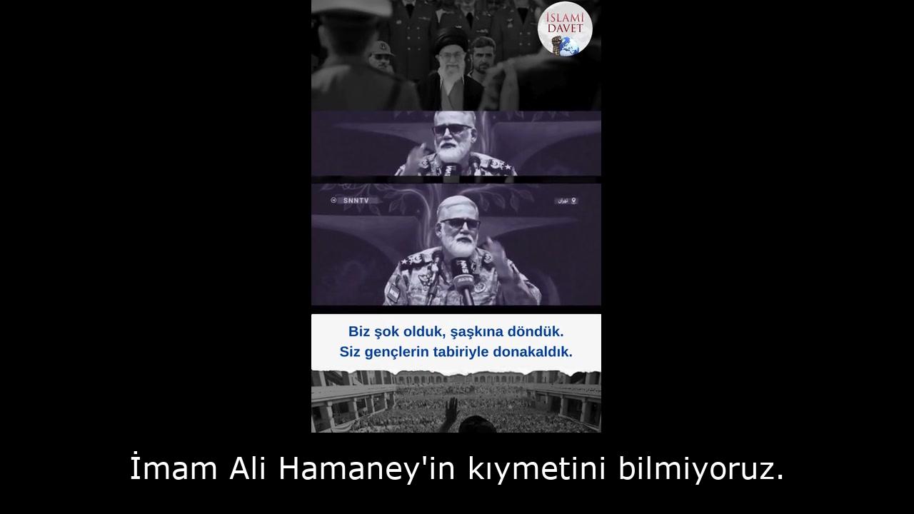 İmam Ali Hamaney'in kıymetini bilmiyoruz. 18